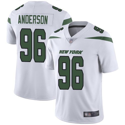 New York Jets Limited White Men Henry Anderson Road Jersey NFL Football #96 Vapor Untouchable->new york jets->NFL Jersey